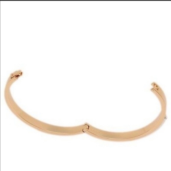 Coach Hinged Bangle Bracelet Rose Gold - Picture 5 of 7